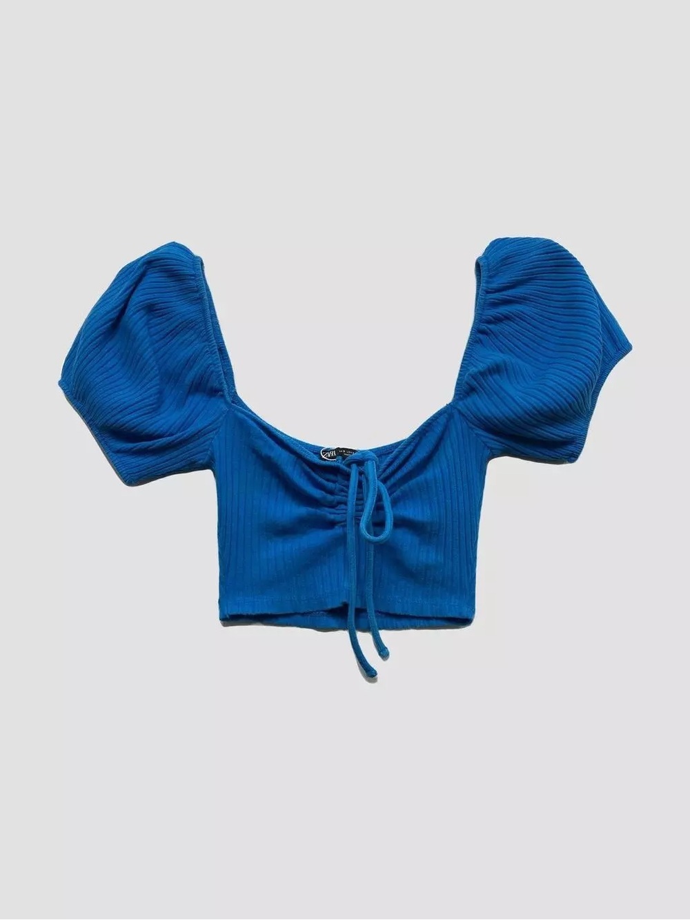 Zara Blue Crop top size L